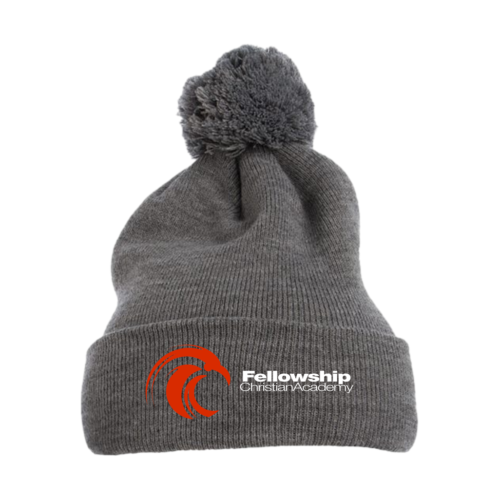 Pom Pom Cuffed Beanie